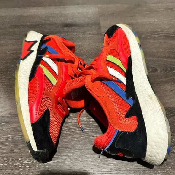 adidas Red and Black Sneakers